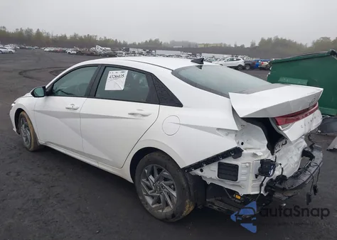 2025 Hyundai Elantra Hybrid Blue z USA, uszkodzony, nr VIN KMHLM4DJ0SU158146